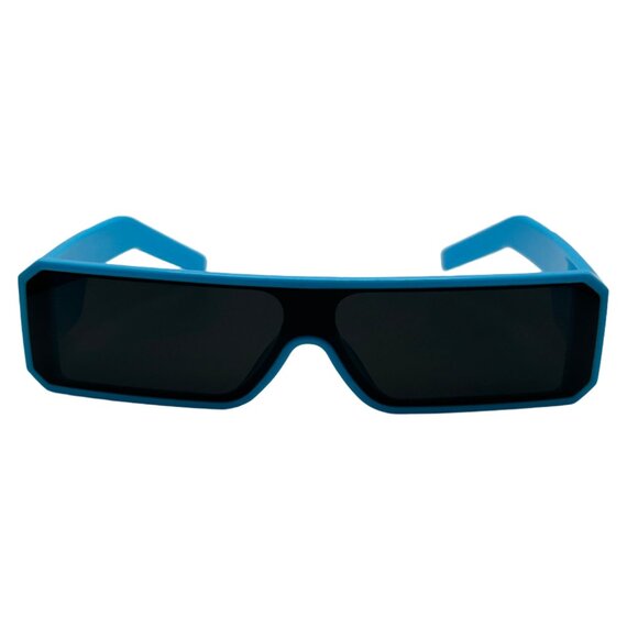 7010 | Blue Flat Top Sunglasses - Picture 1 of 5